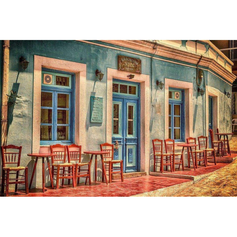 Terras in Griekenlan...