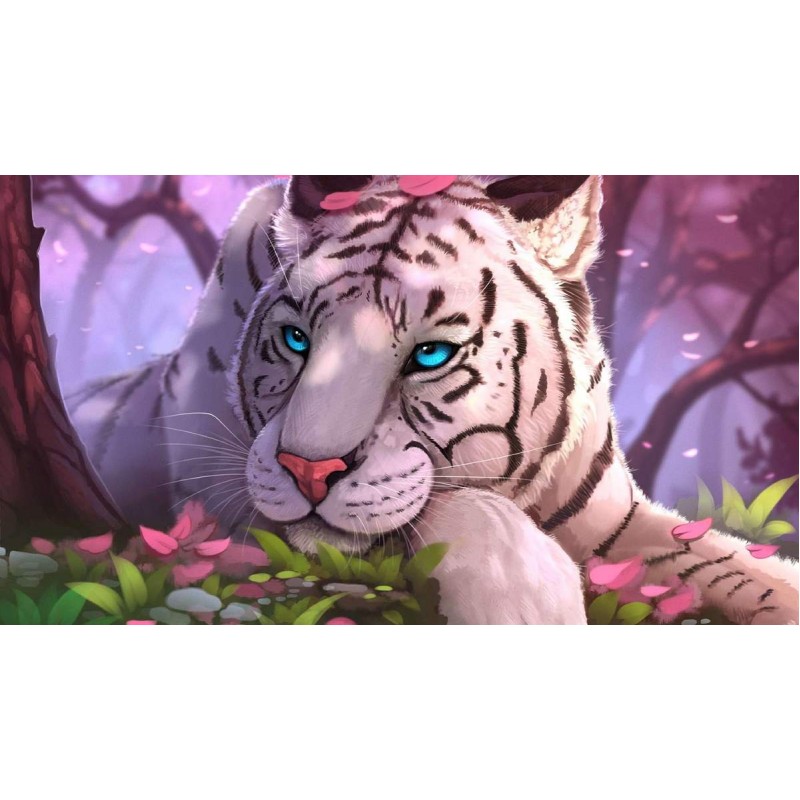 Witte Tijger met Bla...