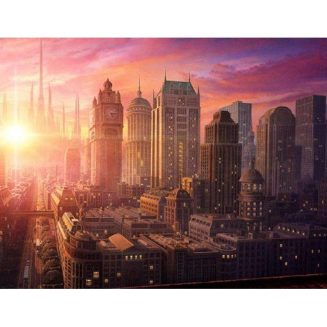 Zonsopgang in de Stad