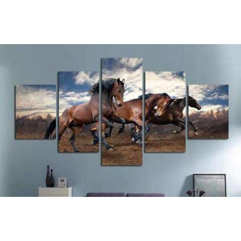 Paarden in Galop | Vijfluik