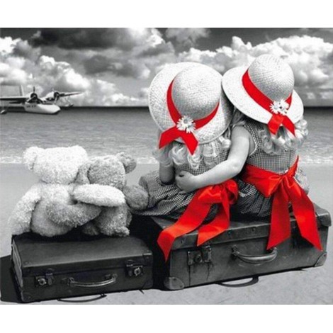 Twee Meisjes Vakantie