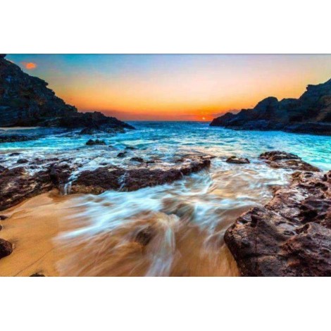 Rotsen op het strand