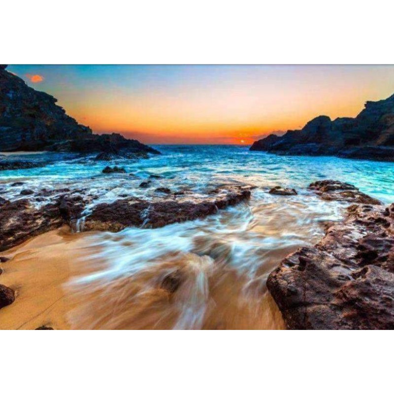 Rotsen op het strand