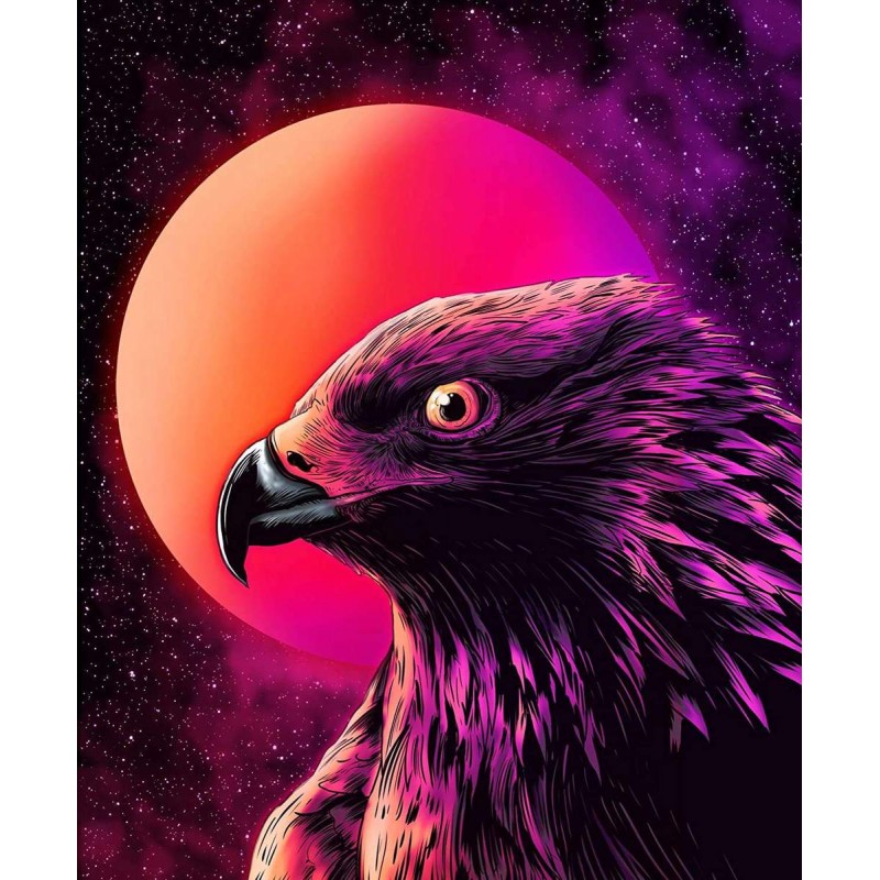 Roofvogel in de Nach...