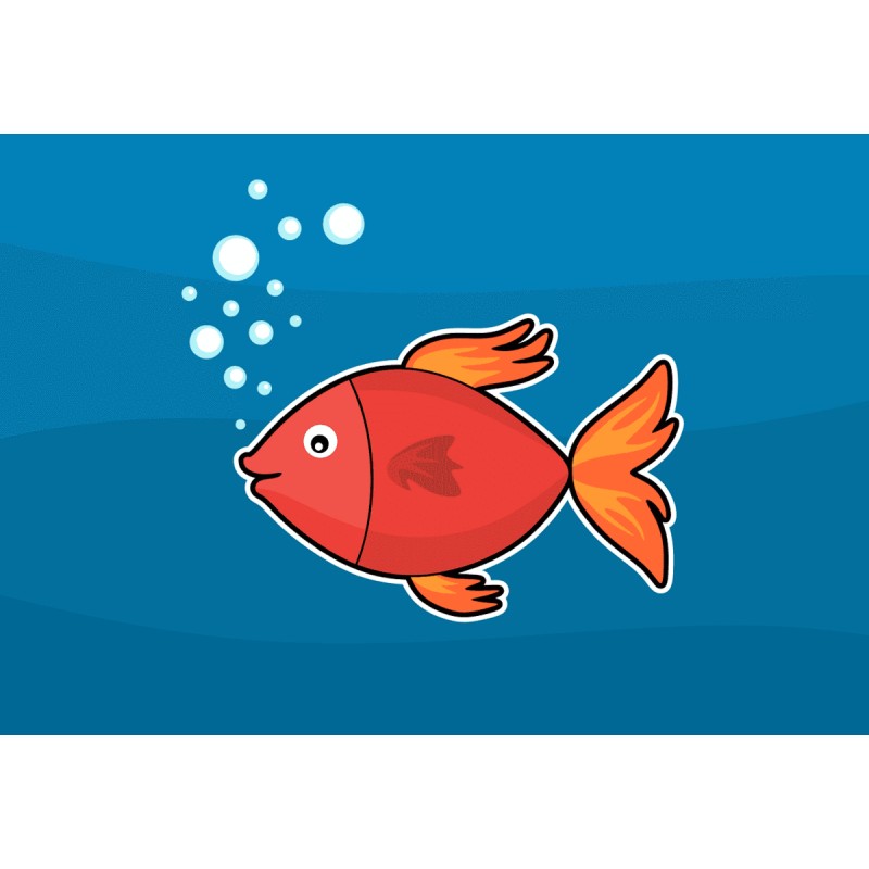 Oranje Vis in de Zee