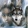 Vrouw en Wolf