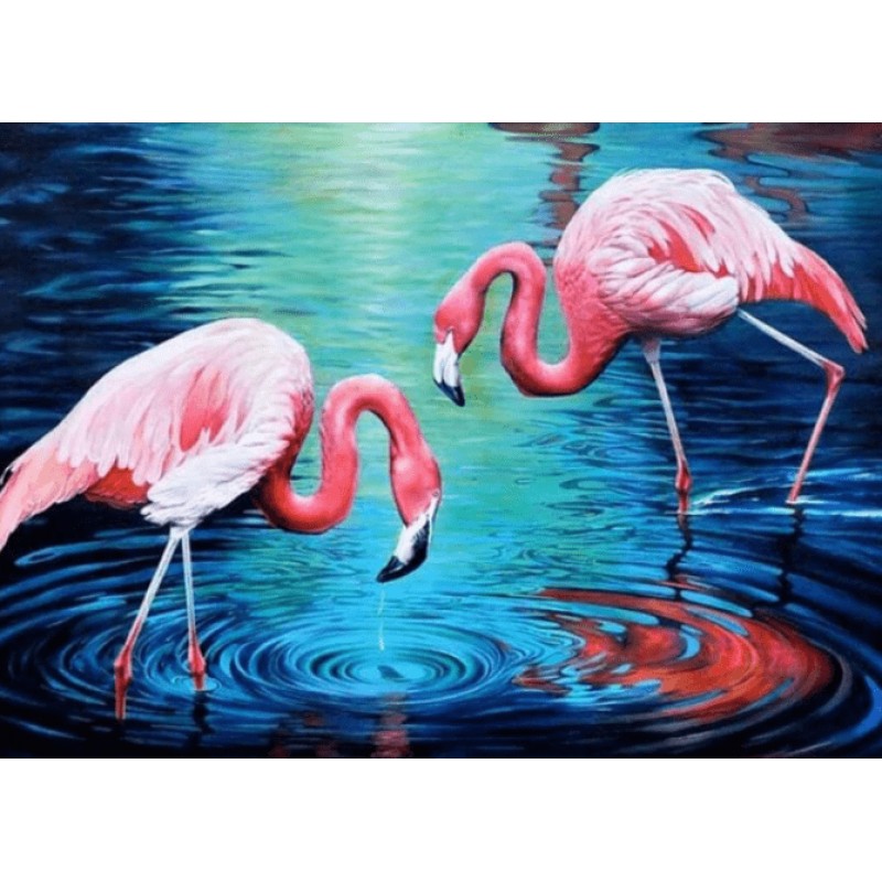 Flamingos in het Wat...
