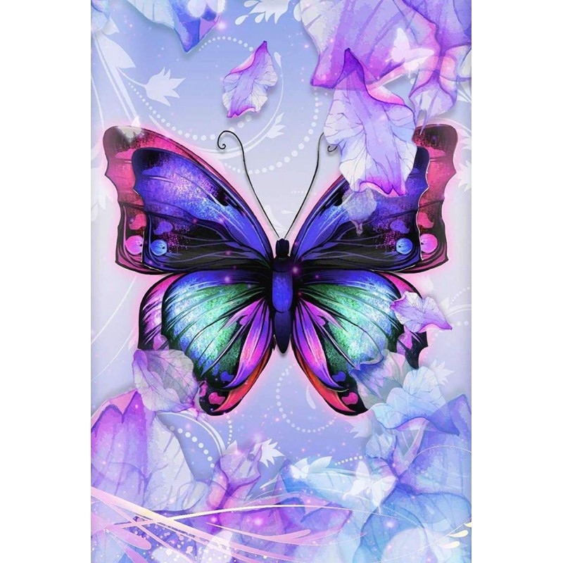 Vlinder Pastel Kleur...