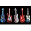 Sleutelhangers Gitaar 5 stuks