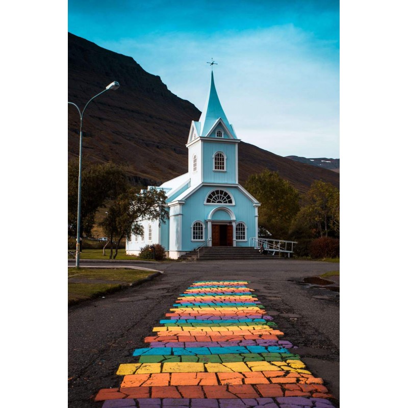 Blauwe Kerk Regenboo...