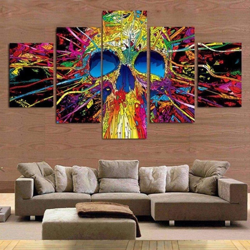 Gekleurde Schedel | ...