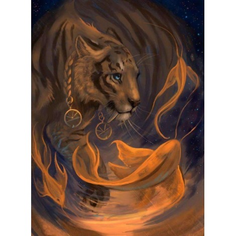 Kunstige Leeuw en Vis