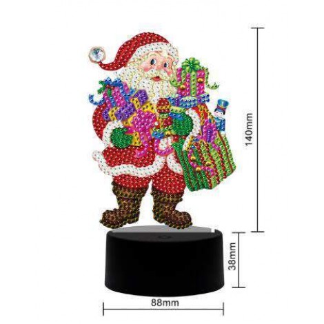 DP Lampje Statief Kerstman