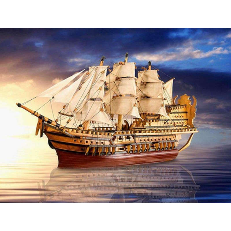 Groot Schip in Stil ...