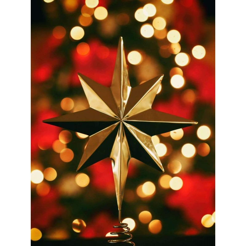 Gouden Kerst Ster