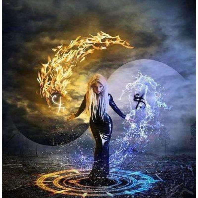 Yin Yang Water Vrouw