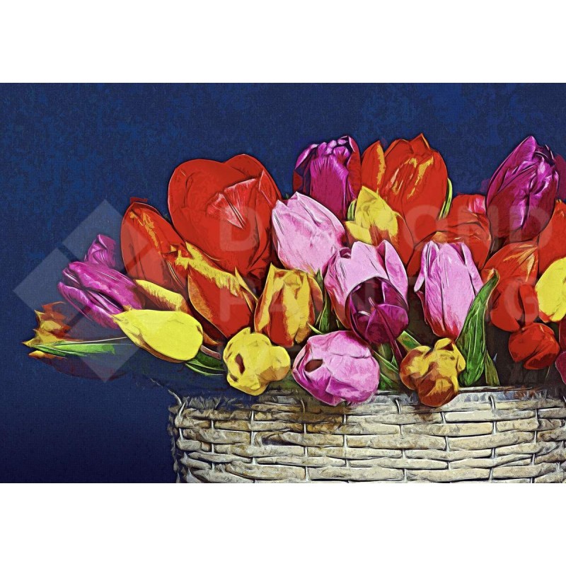 Mand vol met Bloemen...